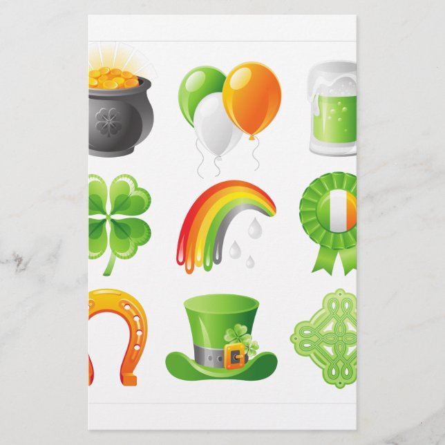 Papier jour saint-patricks (Devant)