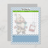 Papier Journal de sucre de sang Gnome du médecin mignon (Devant / Derrière)