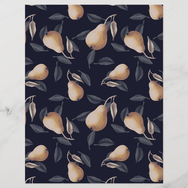 Papier Journal du scrapbook Pear Moody (Devant)
