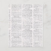 Papier Journal vintage (Dos)