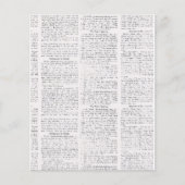 Papier Journal vintage (Devant)