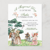 Papier Journée Magique Invitation Conte de Fée Thumbelina (Devant)