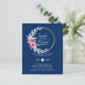 Papier Joyau Tones Mariage à thème Enregistrer Dates Budg (Debout devant)