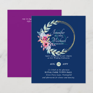 Papier Joyau Tones Mariage à thème Enregistrer Dates Budg