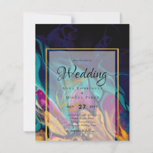 Papier Joyau Tones MARIAGE INK Plum Purple Turquoise Mari