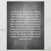 Papier Joyeux anniversaire sur fond tableau noir (Dos)