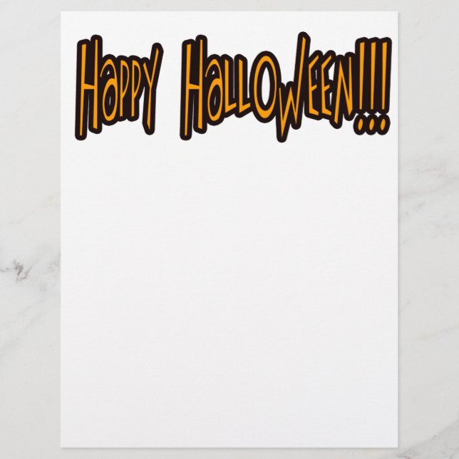 Papier Joyeux Halloween (Devant)