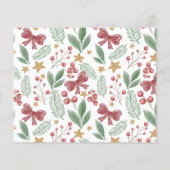 Papier Joyeux | Moderne 2 Photo Noël (Dos)