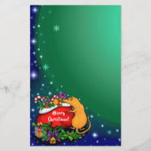 Papier Joyeux Noël avec Rat Prince (Devant)