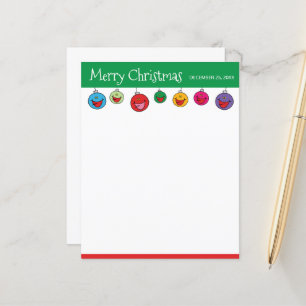 Papier Joyeux Noël Cartoon Ornament Illustration