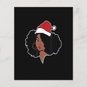 Papier Joyeux Noël Melanin Noir Africain Américain San
