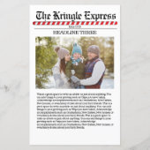 Papier Joyeux Noël Multi Photo Plaisir Pôle Nord Budget (Dos)