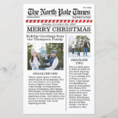 Papier Joyeux Noël Multi Photo Plaisir Pôle Nord Budget (Devant)