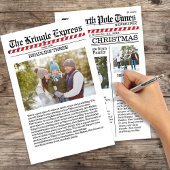 Papier Joyeux Noël Multi Photo Plaisir Pôle Nord Budget