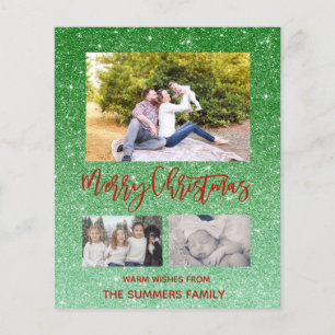 Papier Joyeux Noël Parties scintillant étincelante Budget