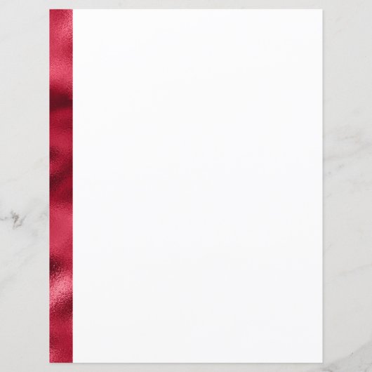 Papier Joyeux Noël Rouge Satin Chic Metallical Stationnai (Dos)