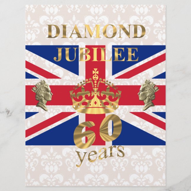 Papier Jubilé de diamant de Queens (Devant)