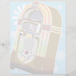 Papier Jukebox Fané