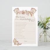 Papier Jumeaux Nounours Qui Connaît Maman le Mieux Jeu de (Debout devant)