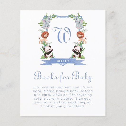 Papier Jungle Animals Crest Books For Baby (Devant)