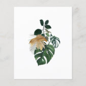 Papier Jungle Safari Bébés Africains Animaux Wild One Inv (Dos)