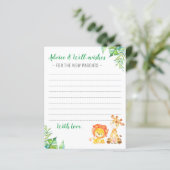 Papier Jungle Safari Garçon Douche Nouveau Parents Consei (Debout devant)