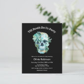 Papier Jusqu'à la mort Do Us Part Bachelorette Invitation (Debout devant)