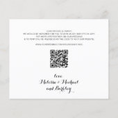 Papier Just Love Pet Dog Enregistrer La Date Budget QR Co (Dos)