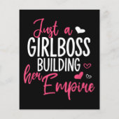 Papier Juste une patronne qui construit son empire femmes (Dos)