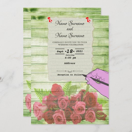 Papier Kaart (Voorkant / Achterkant)