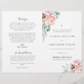 Papier Katrina Catholique Mariage Cérémonie de Messe Prog (Devant)