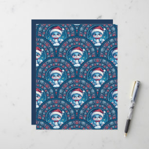 Papier Kawaii Christmas Bear Mandala Deco Scale Scrapbook