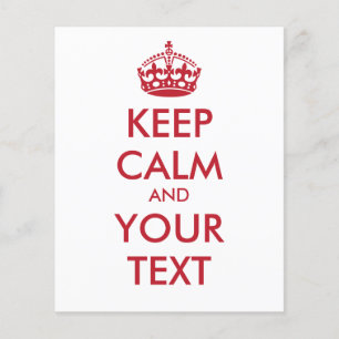 Papier KEEP CALM and YOUR TEXT