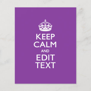 Papier KEEP CALM PERSONNALISÉ ET Éditer du texte sur viol