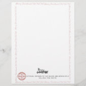 Papier Kid's North Pole Comfirmation Letter From Santa (Dos)