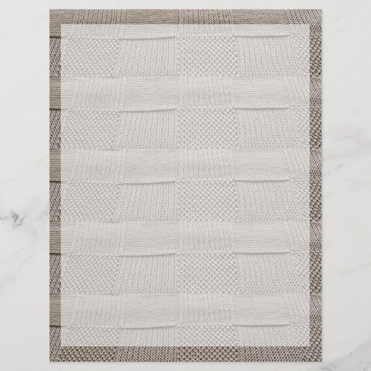 Papier Knit en patchwork en panier par Shirley Taylor (Devant)