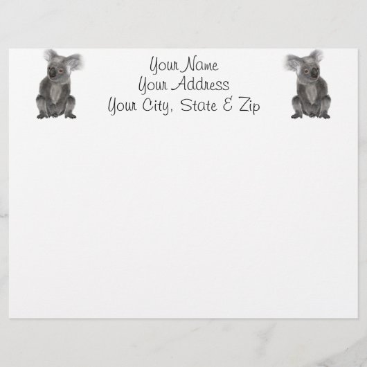 Papier Koala Bear (Devant)