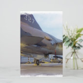 Papier Korat AFB Thaïlande 1968 F-105 A1 Impression (Debout devant)