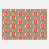 Papier Kraft Fruit de goyave rouge été (Devant)
