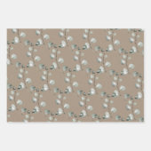 Papier Kraft rustique - Eucalyptus vert défraîchi  (Devant 2)