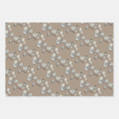 Papier Kraft rustique - Eucalyptus vert défraîchi  (Devant)