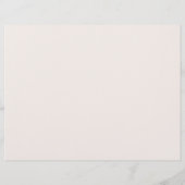 Papier Kundenspezifisch Modern Simpel Foto Preisliste (Dos)