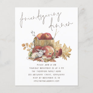 PAPIER Kute Mouse Friendsgiving Dinner Invite Flyer