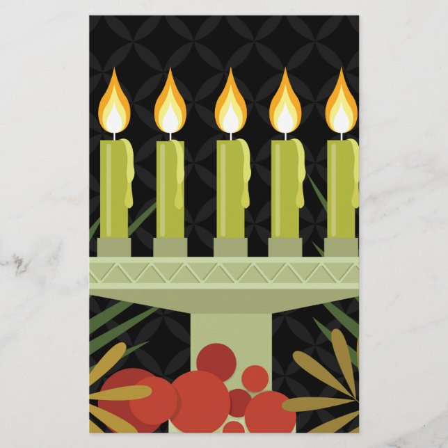 Papier kwanzaa noir (Devant)