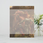 Papier La Belle Dame sans Merci par Sir Frank Dicksee (Debout devant)