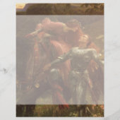 Papier La Belle Dame sans Merci par Sir Frank Dicksee (Dos)