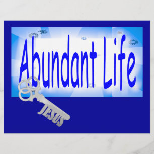 Papier La clé de la vie abondante v2 (John 10:10)
