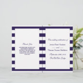 Papier La collection de Mariages à rayures de la marine m (Debout devant)