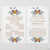 Papier La collection de Mariages blancs à couronne de fle (Devant / Derrière)