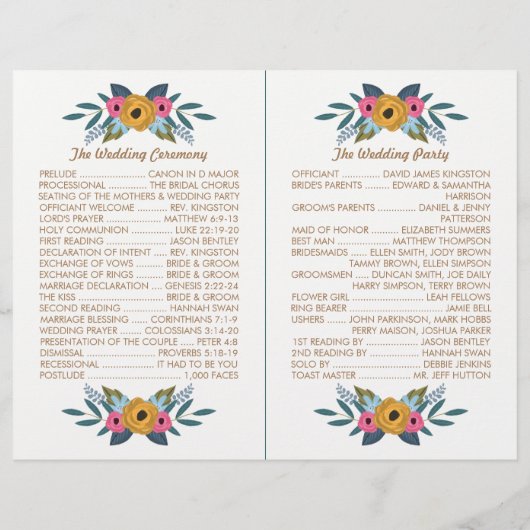 Papier La collection de Mariages blancs à couronne de fle (Dos)